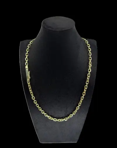 Zlata retiazka Anker (pílka) 14K 585 – 84,4 g / 64 cm punc