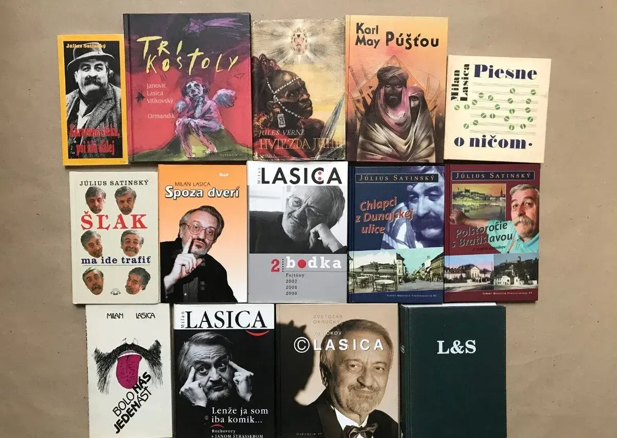 Lasica, Satinský, Sloboda, Verne, Tatarka, Breton, Naso
