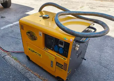 Dieselovú elektrocentrálu Kipor KDE6700TA – 5kW