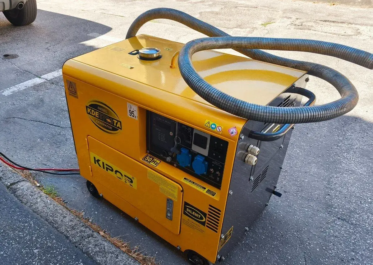 Dieselovú elektrocentrálu Kipor KDE6700TA – 5kW