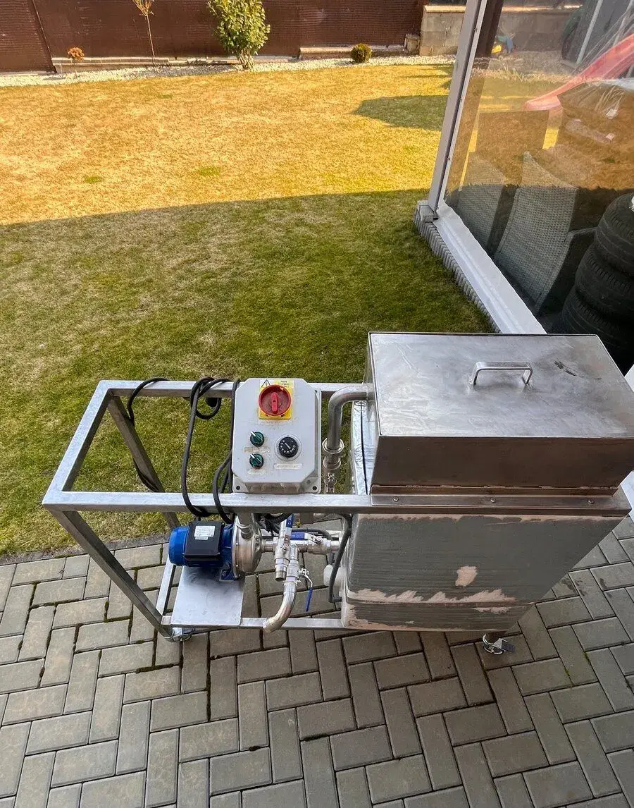 Preplachovacie cerpadlo —plniaca jednotka