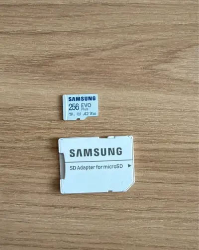 Micro Sd / Sd adapter Samusung 256gb Nová