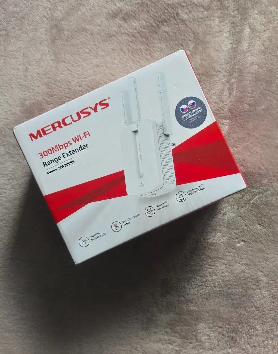 Mercusys wifi extender zosilnovac opakovač