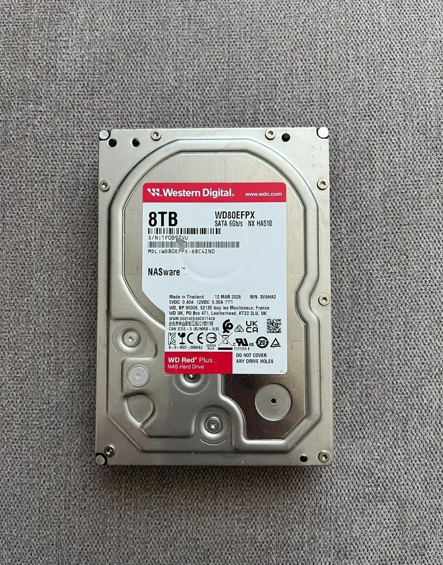 3,5" HDD WD Red Plus 8TB