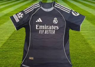 dres Real Madrid CF Away Authentic dark blue/antracit -