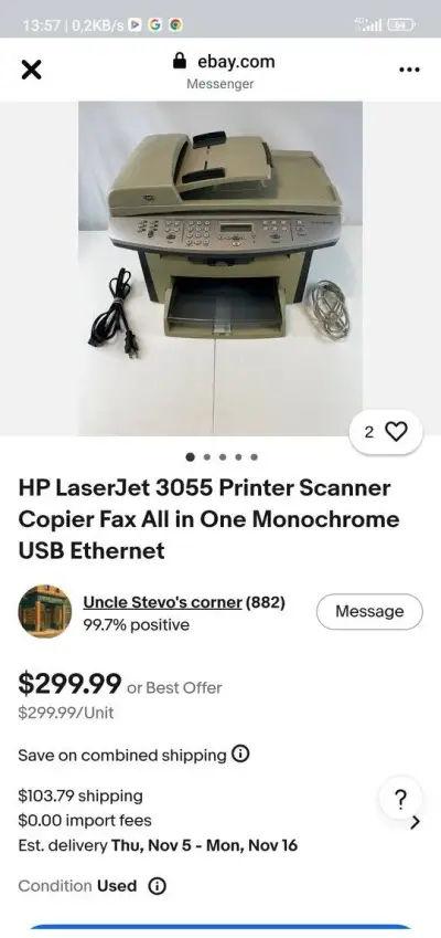 Tlačiareň HP LaserJet 3055