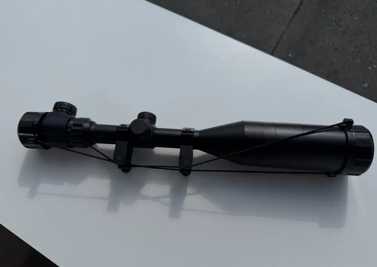 Puškohľad ACM 3-9x50, podsvietený, s montážou - čierny