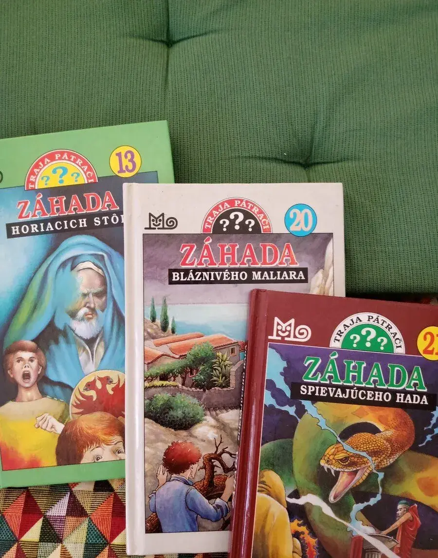 5xZáhady, 3+1Prázdniny,Samira, 3xAnna+2Celia, 2iné