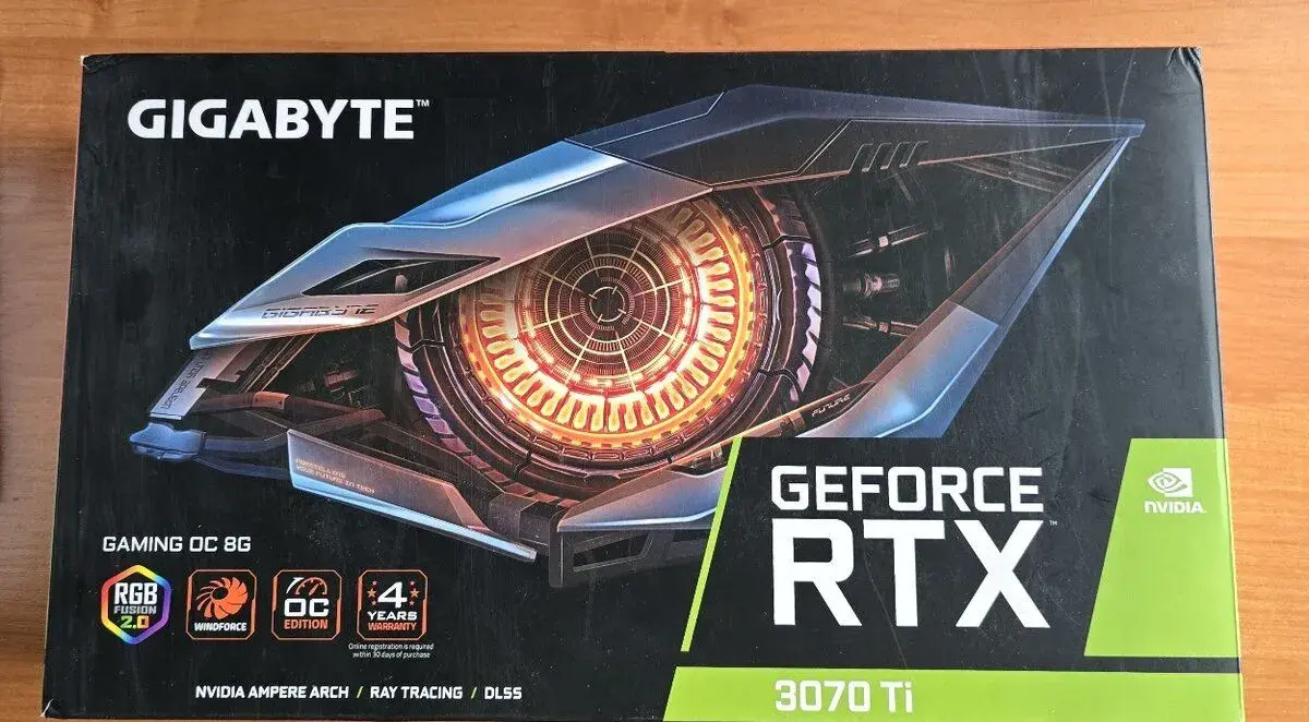 Gigabyte GeForce RTX 3070 Ti Gaming 8GB OC