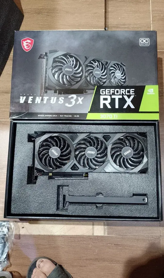 MSI GeForce RTX 3070 Ti VENTUS 3X 8G OC–Ako nová, kompletná