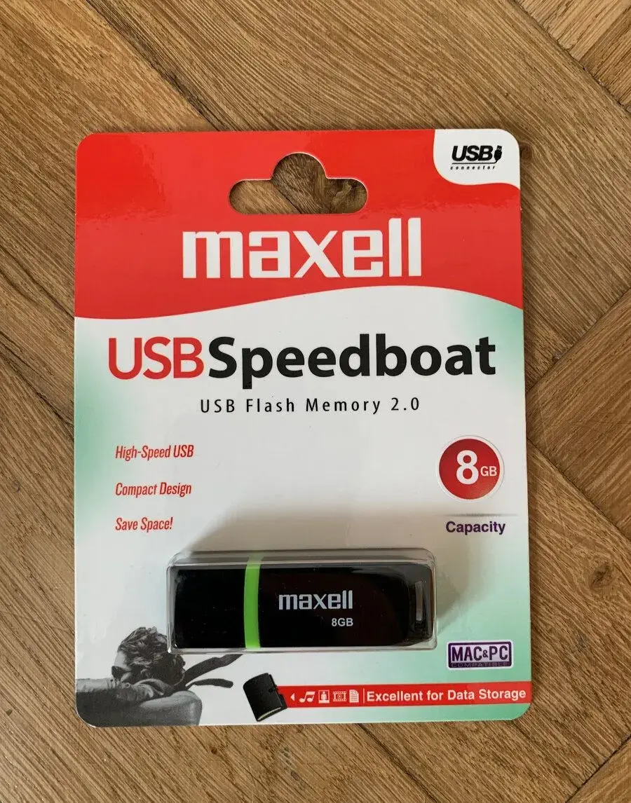 USB kľúče Maxell 8GB 2.0 Speedboat 855008.00.TW