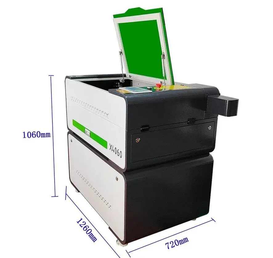 CO2 laser 80 W, plocha 600×900 mm, Ruida – rezanie a gravíro