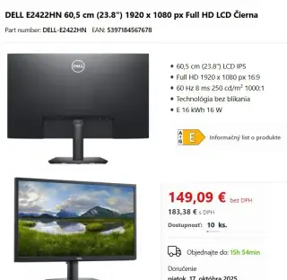 24" Philips LCD 24 palcový