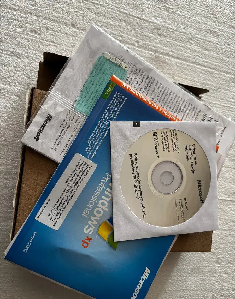 Windows XP - krabicova verzia