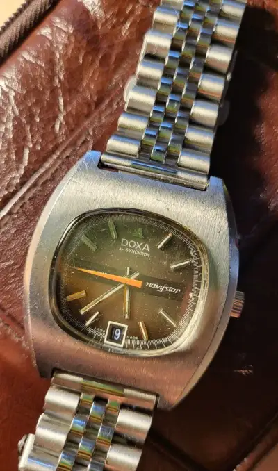 Vintage Doxa NavyStar by Synchron automatic 17jewels