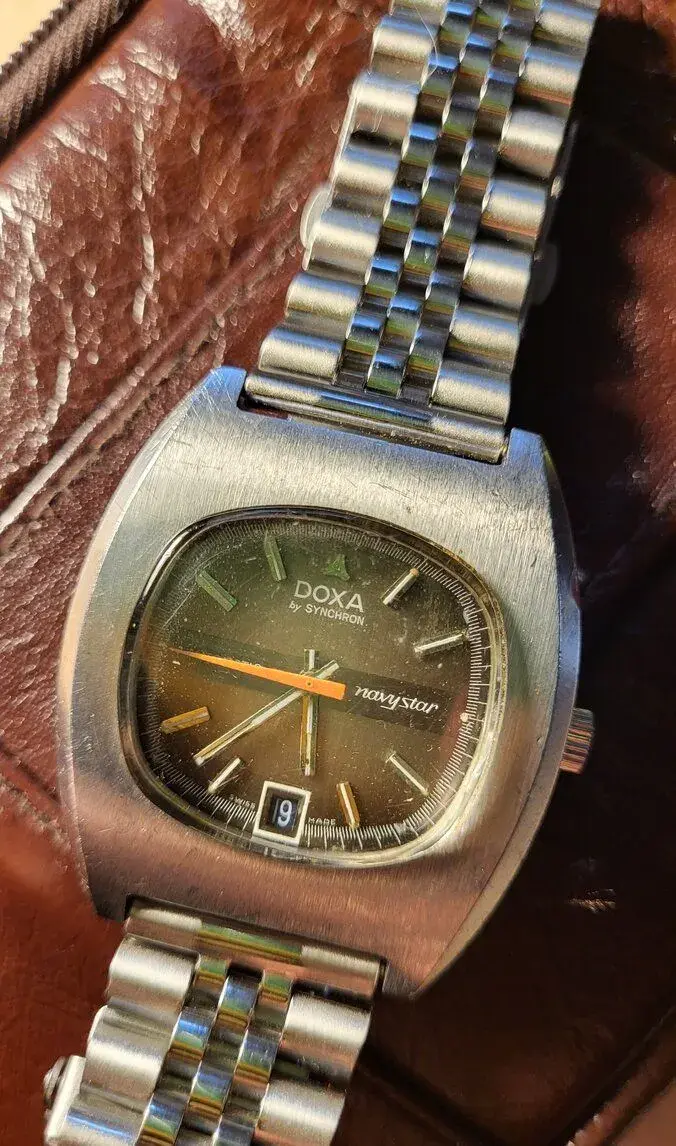 Vintage Doxa NavyStar by Synchron automatic 17jewels