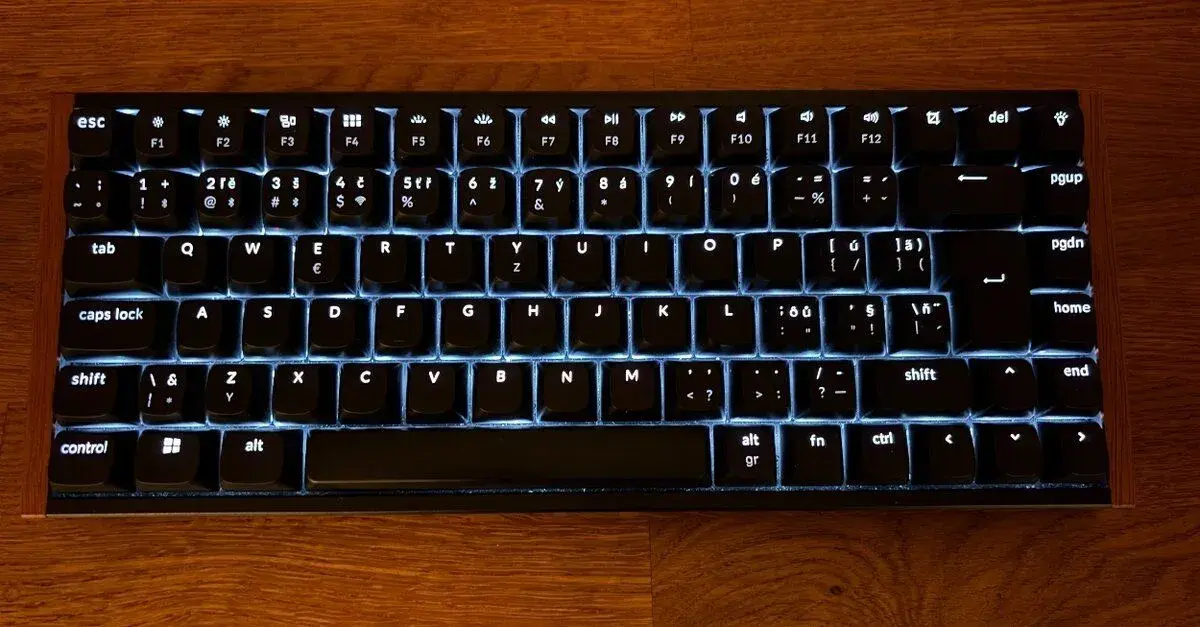 Herná klávesnica Keychron K2 HE Nebula Switch