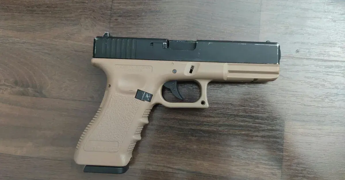 Airsoftová pištoľ KJ Works GBB EU17 Metal Green Gas Tan