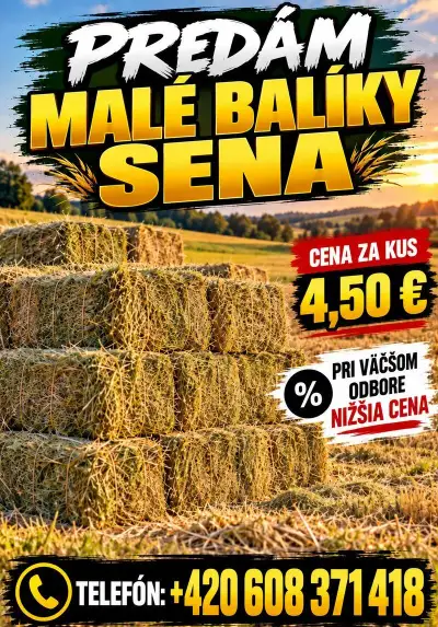 Malé balíky sena