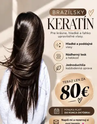 Keratín za 80e do konca oktobra