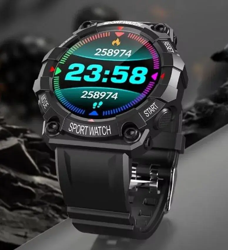 Nové smart hodinky v čiernej farbe