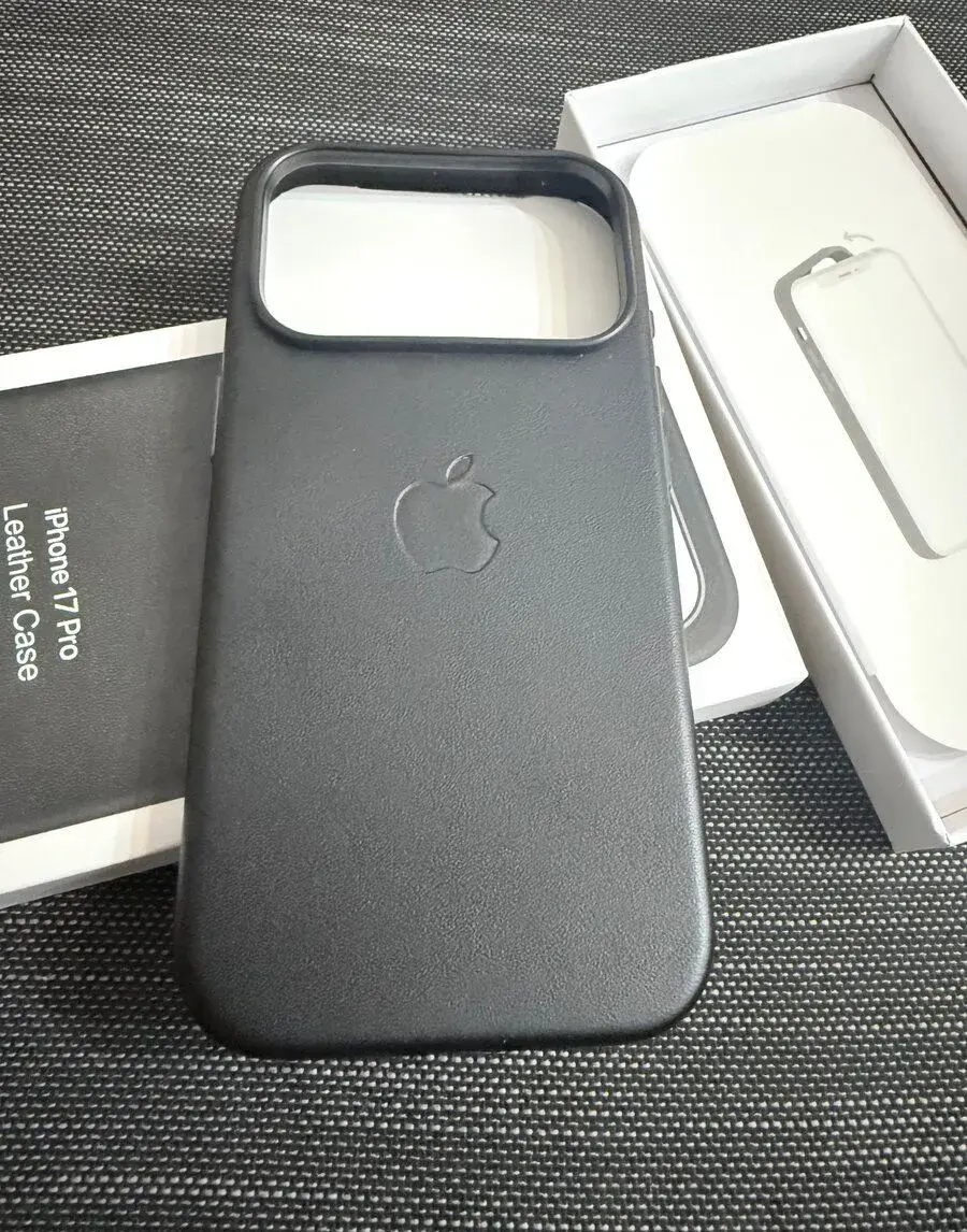 Iphone 17/18pro cierny magsafe kozeny obal