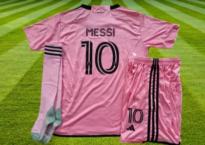 detský dres Messi ružová edícia 155-165cm