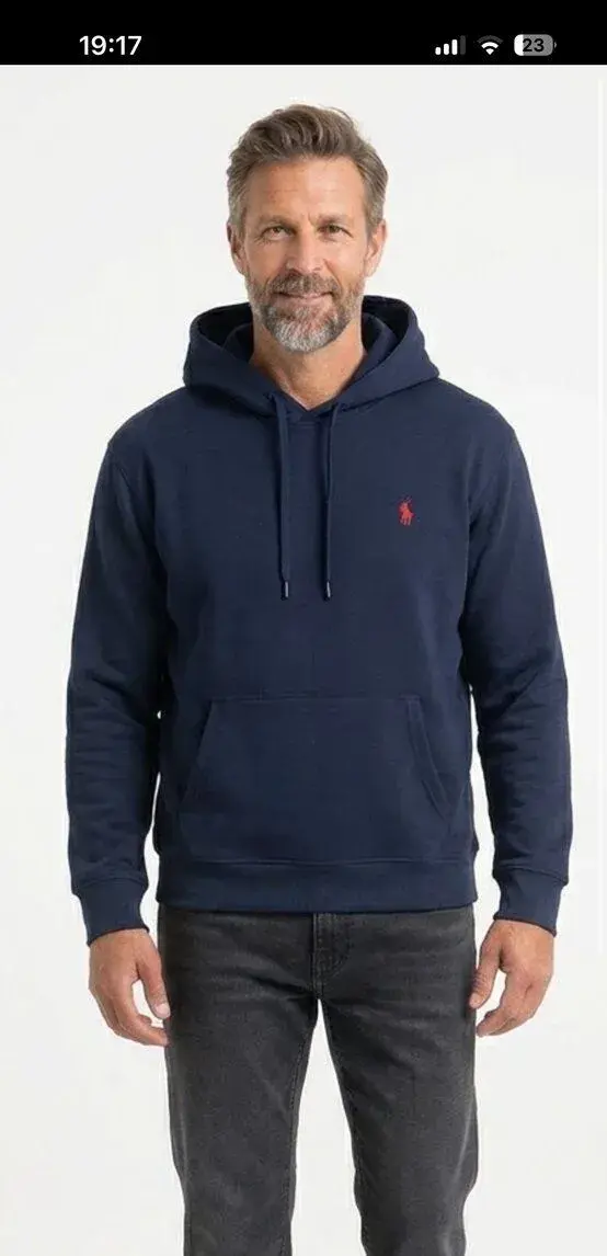 Tmavomodrú mikinu Ralph Lauren