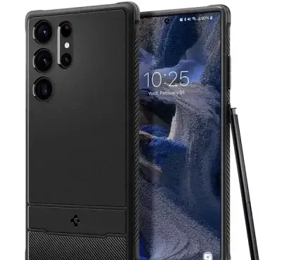 Kryt Rugged Armor kryt Samsung Galaxy S23 Ultra čierny
