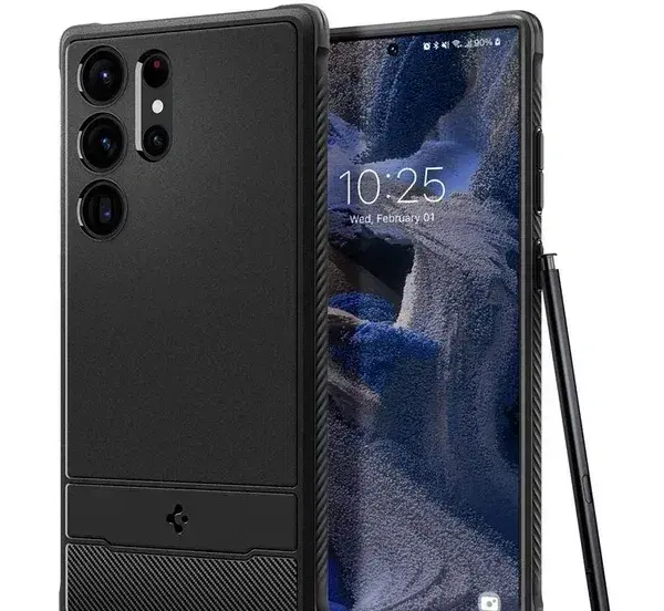 Kryt Rugged Armor kryt Samsung Galaxy S23 Ultra čierny