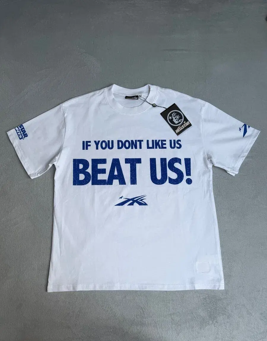 👕 Hellstar Tee – White/Blue – nová 👕