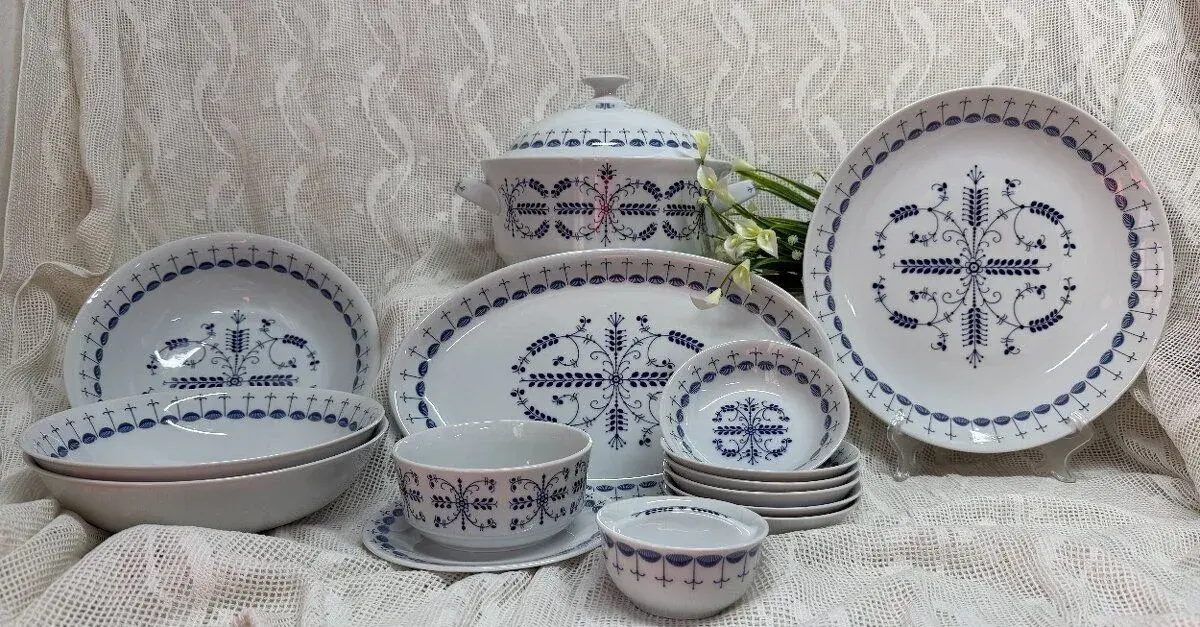Porcelán Bohemia Henriette Czechoslovakia