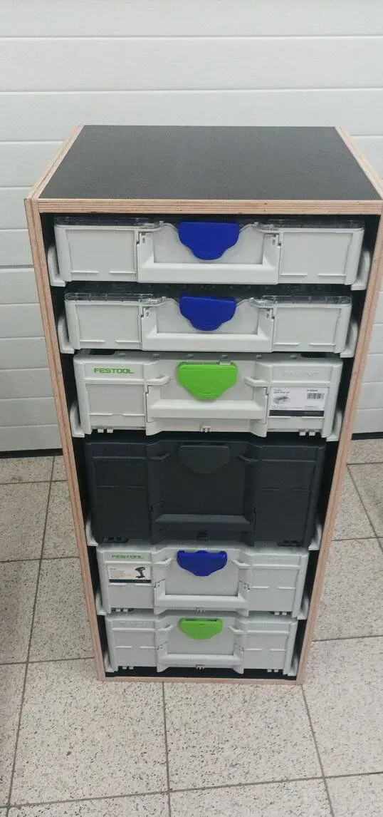 Lišty na Systainer3 Festool, Tanos.