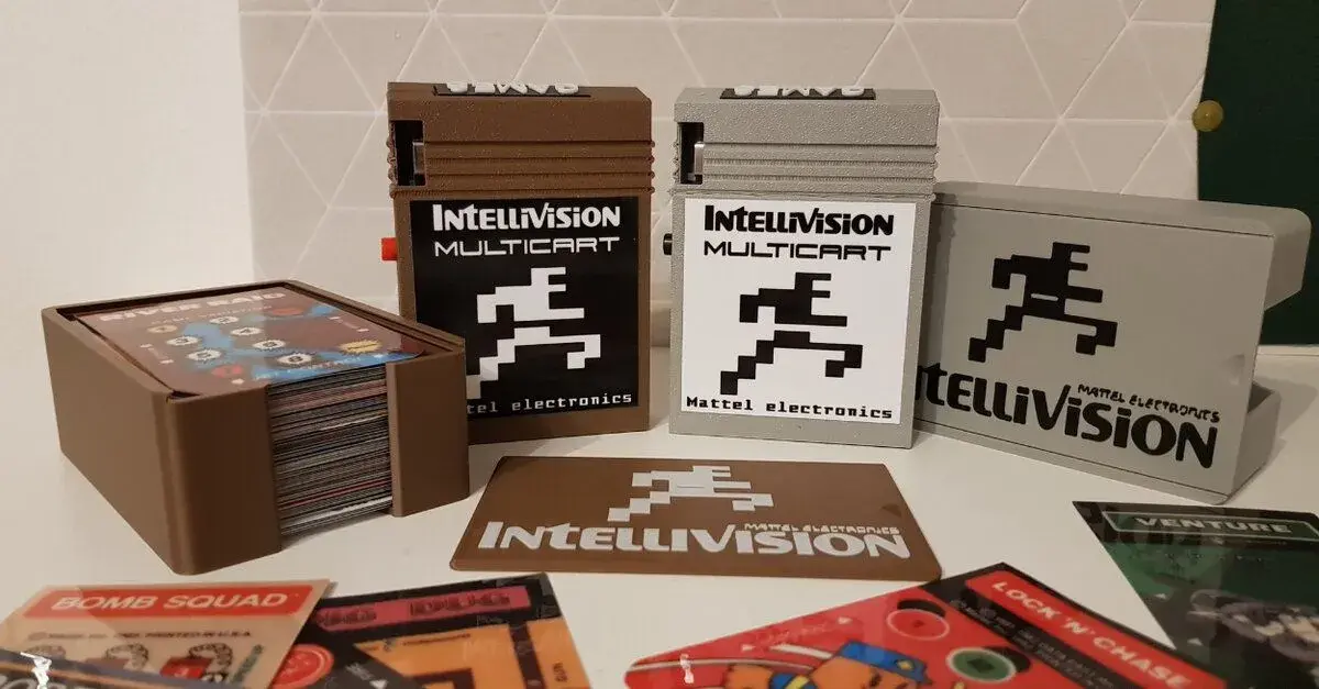 Intellivision multikarta kazeta – 144 hier + zoznam, manuál