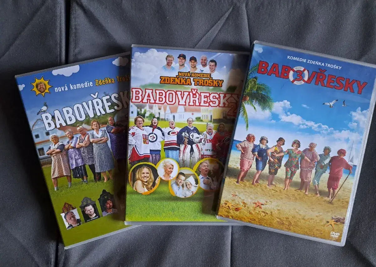 Babovřesky 1, 2 a 3 – DVD trilógia