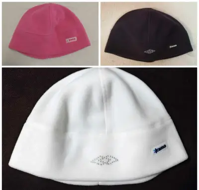 SET 3x čiapka značky Kama (ružová, čierna, biela)