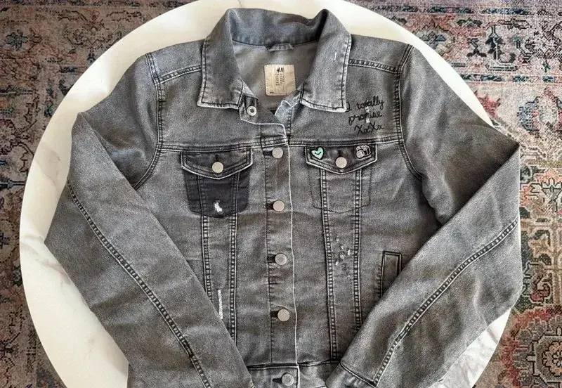H&M detská rifľová bunda