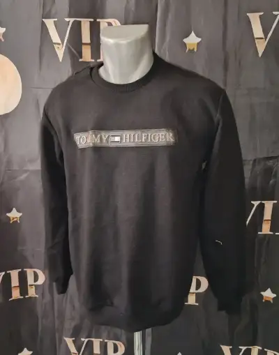 Pánska čierna mikina Tommy Hilfiger XL