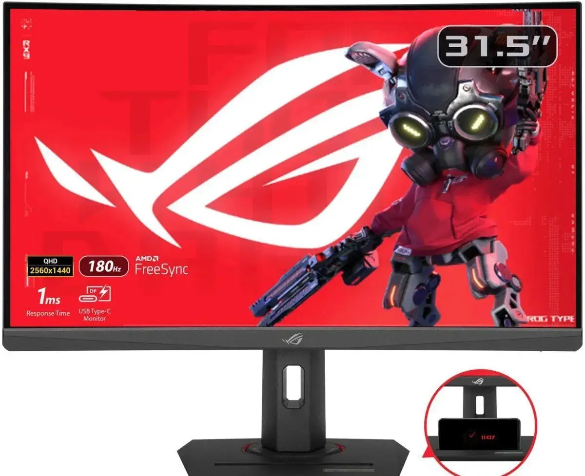 Herný zakrivený monitor ASUS ROG Strix XG32WCS (32", 180Hz,