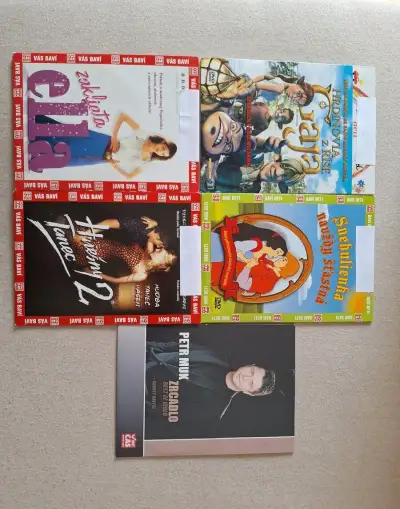 Rôzne DVD filmy a seriály