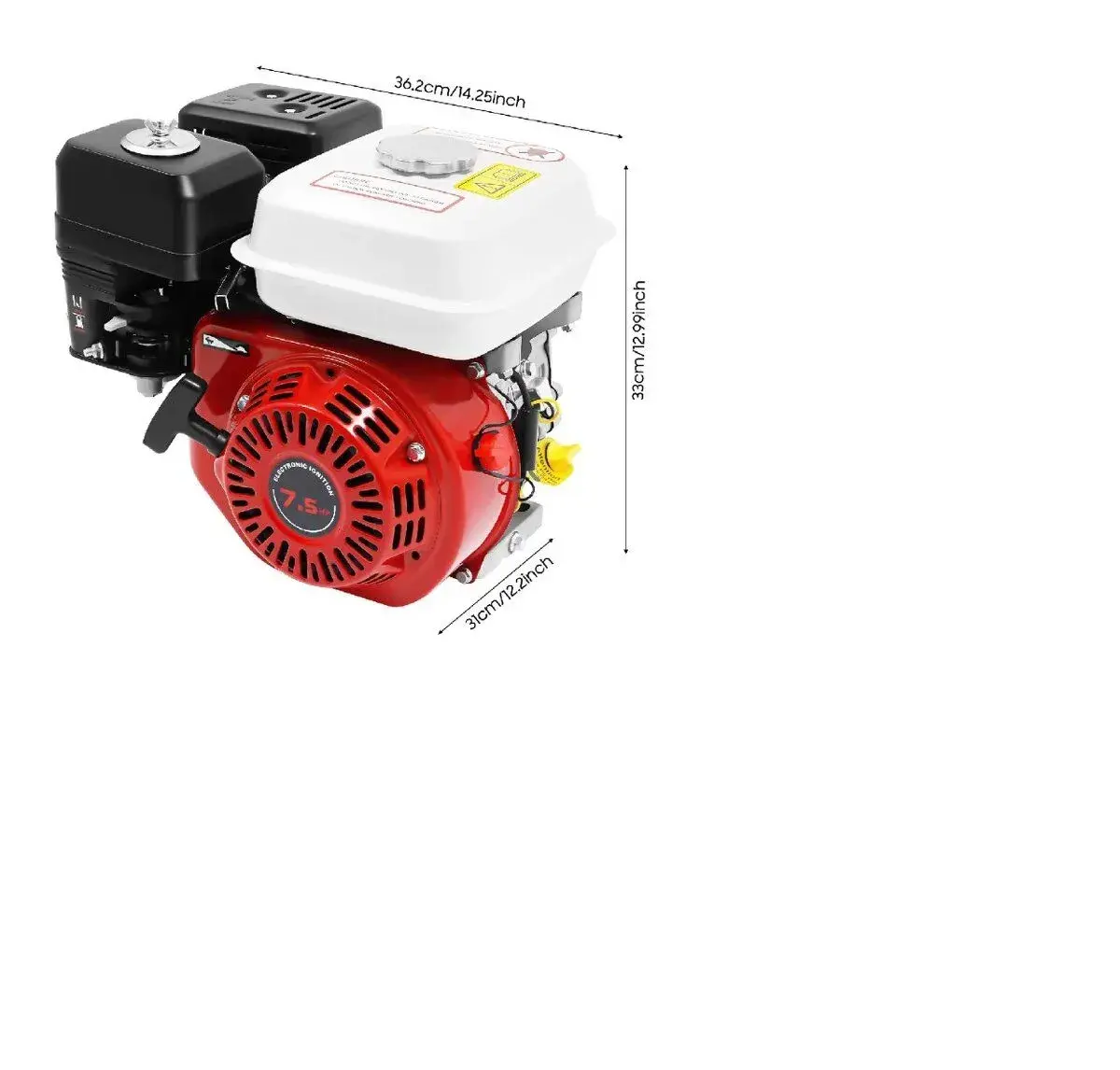 Nový nepoužitý 4-takt benzínový motor 7,5 HP