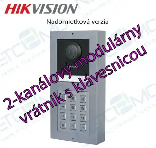 Modulárny set videovrátnika Hikvision s klávesnicou