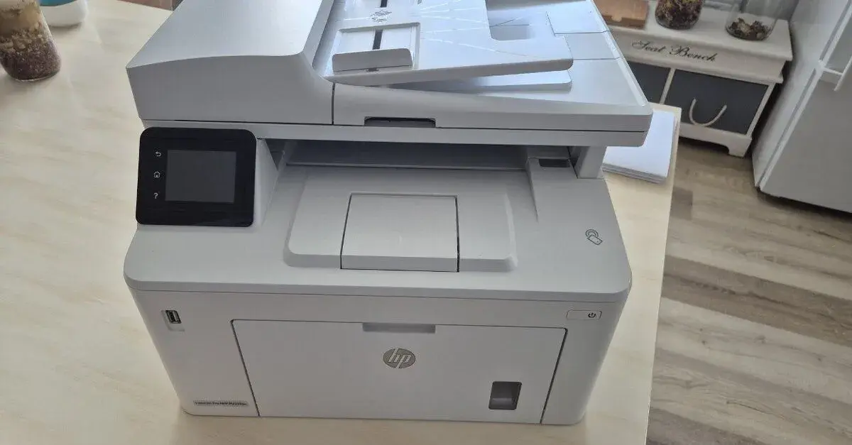 Lasérová tlačiareň HP LaserJet Pro MFP M227fdw - funkčná