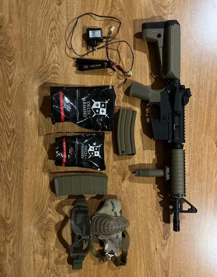 Delta armory airsoft zbraň M4
