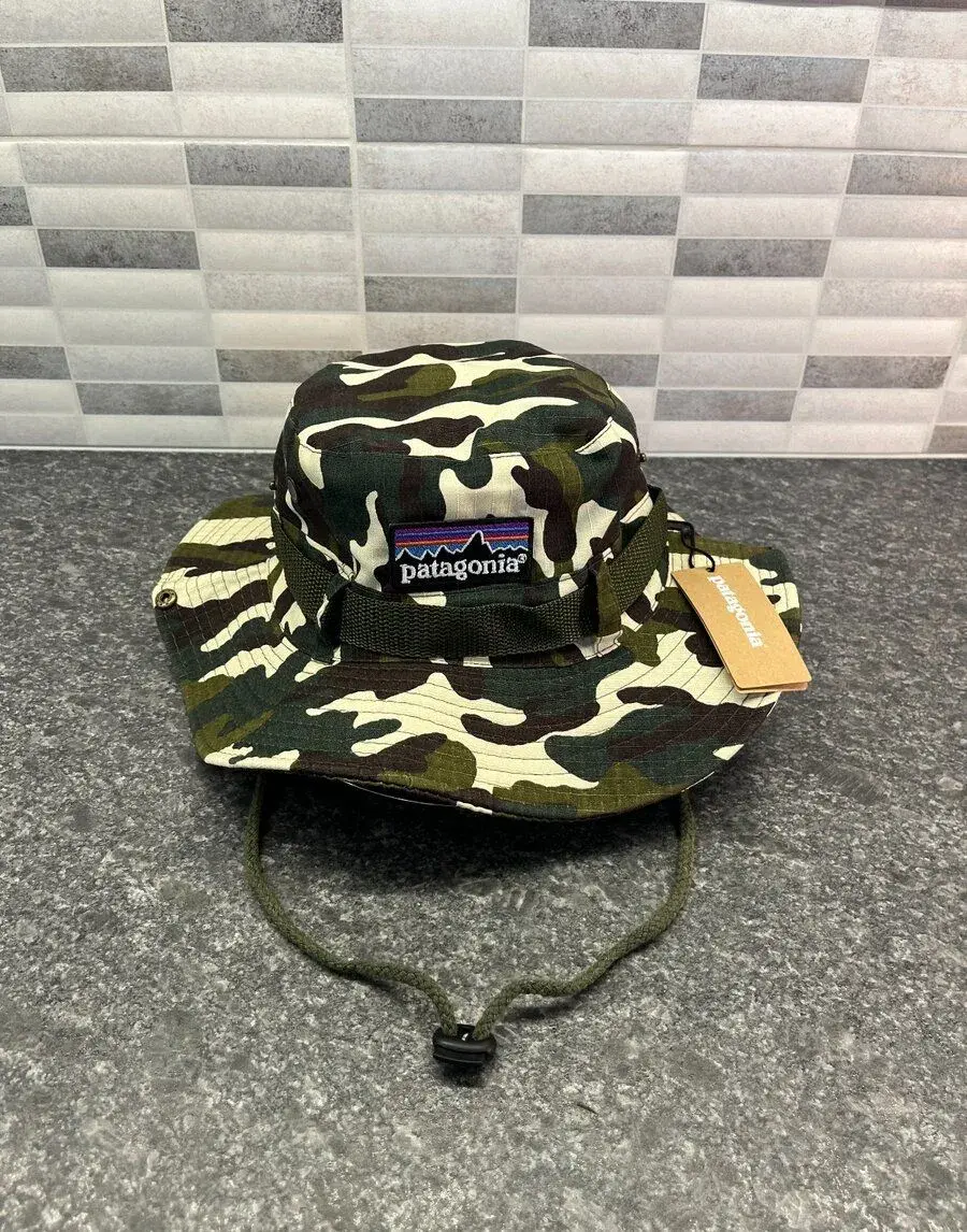 Patagonia outdoor klobúk – camouflage, nový s visačkami