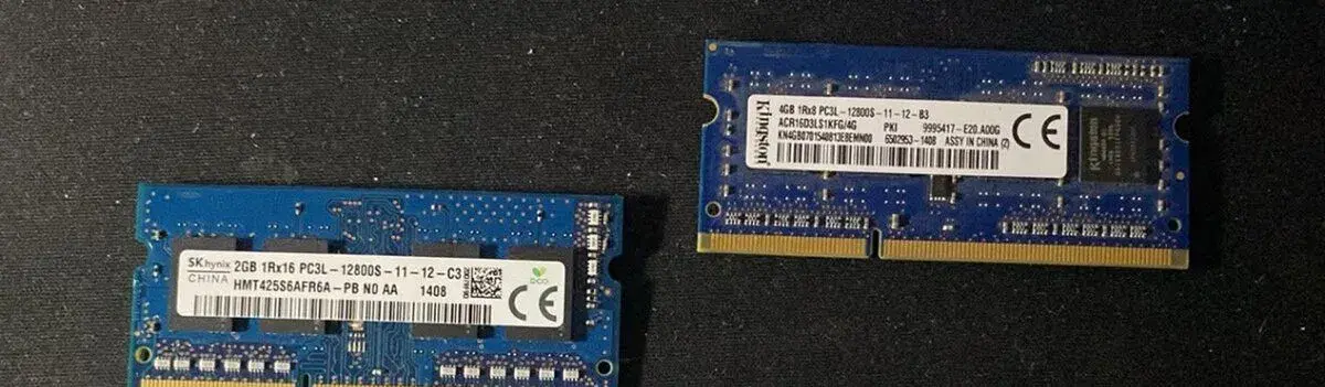DDR3 1600Mhz Ram, Kingston, SKhynix