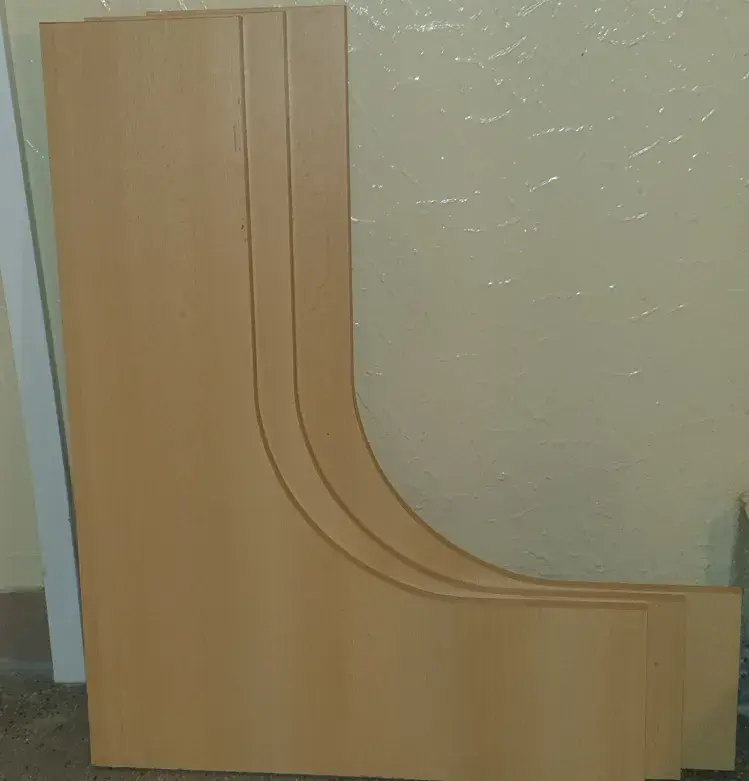 3x rohová polička / 10€ kus