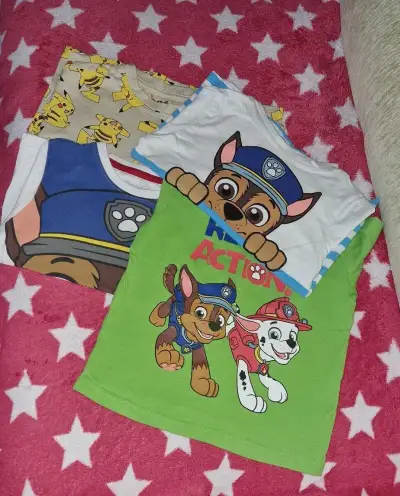 Tričká paw patrol a pokémon, v. 98/104