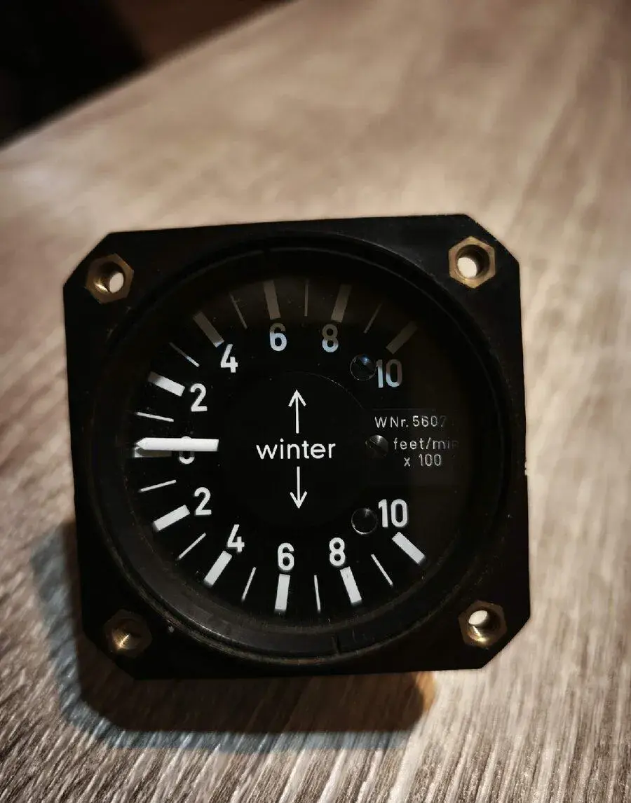 Letecký mechanický variometer Winter