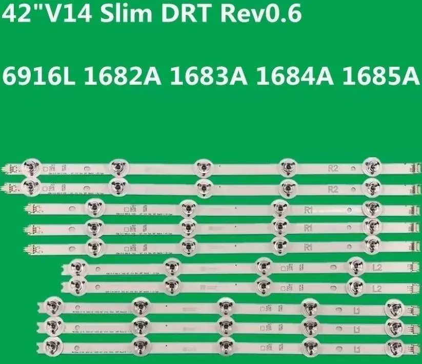 Podsvietenie pre LED tv LG 42” V14 Slim DRT Rev0.6